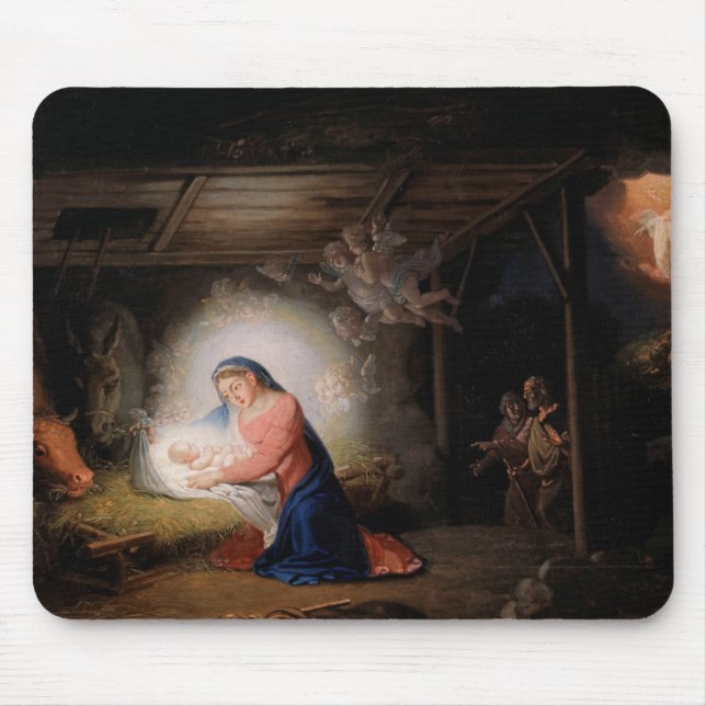 Mousepad A Natividade do Cristo (por Vladimir Borovikovsky) (Frente)