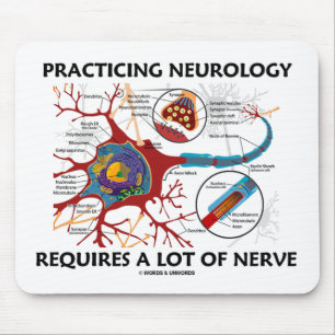 Mousepad A neurologia praticando exige muito nervo