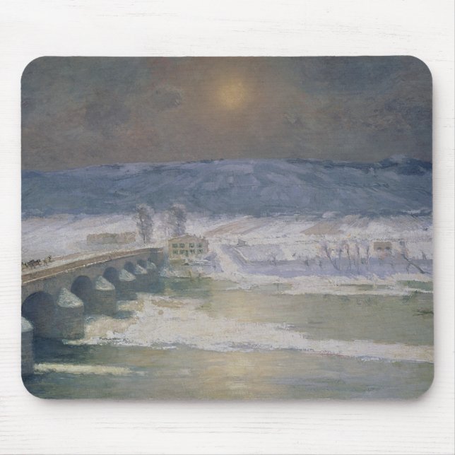 Mousepad A neve no Auvergne, 1886 (Frente)