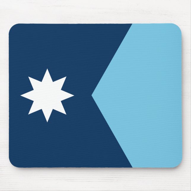Mousepad A nova Bandeira do Estado de Minnesota (Frente)