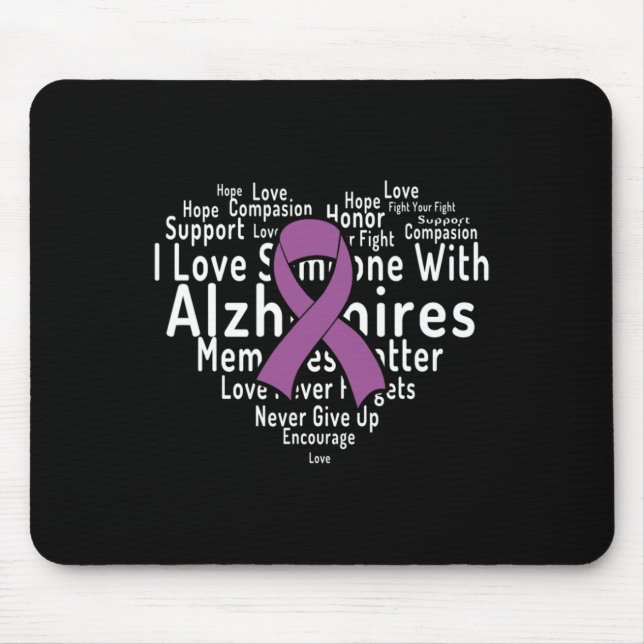 Mousepad A nuvem dá suporte a Alzheimerheimer Heimer Heimer (Frente)