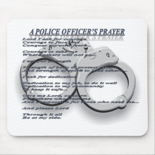 MOUSEPAD A ORAÇÃO DE UM AGENTE DA POLÍCIA