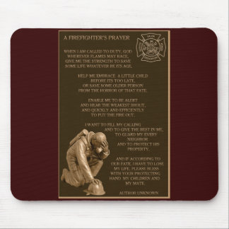 Mousepad A oração de um sapador-bombeiro