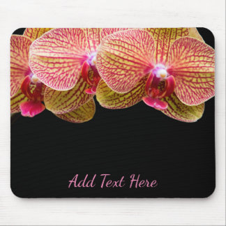 Mousepad A orquídea cor-de-rosa floresce o tapete do rato
