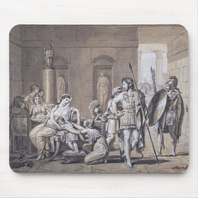 Mousepad A partida de Hector, c.1812 (Frente)