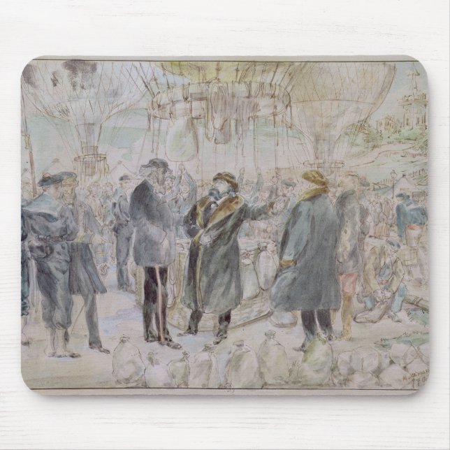 Mousepad A partida de Leon Michel Gambetta (Frente)