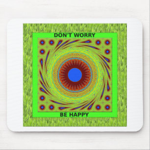 Mousepad A Pastura Verde Tem Um Bom Dia, Não Se Preocupe.