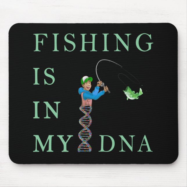 Mousepad A pesca está no meu DNA (Frente)