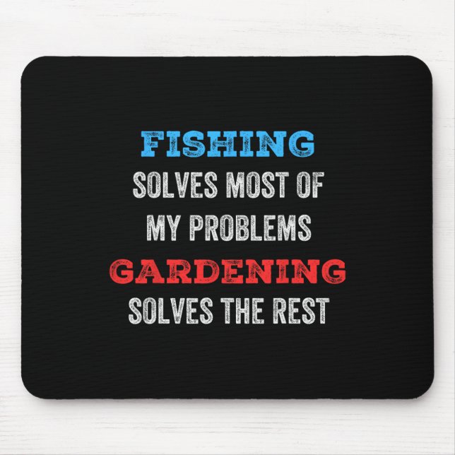 Mousepad A Pesca Resolve A Maioria Dos Meus Problemas O Jar (Frente)