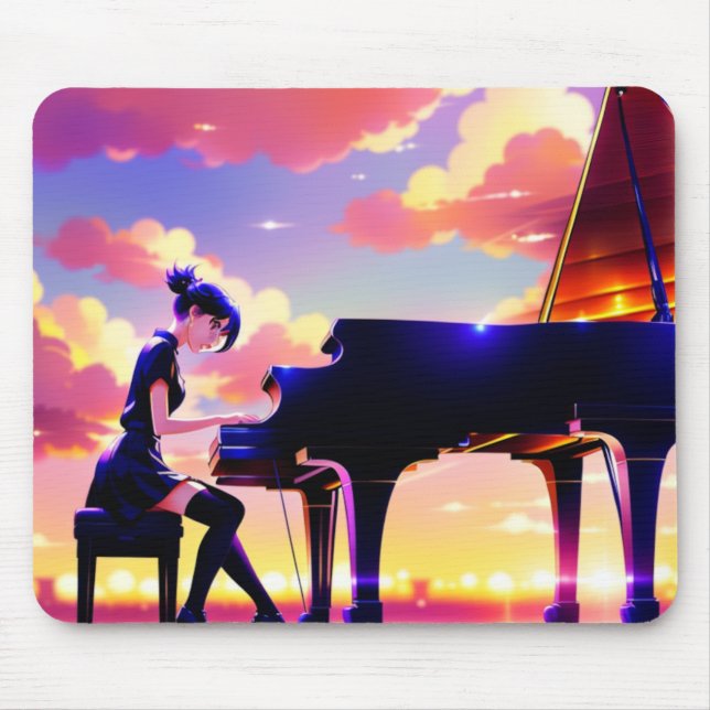 Mousepad A pianista anime (Frente)