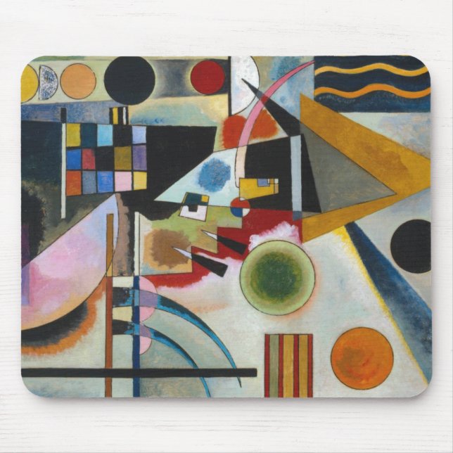 Mousepad A pintura Abstrato de Kandinsky (Frente)