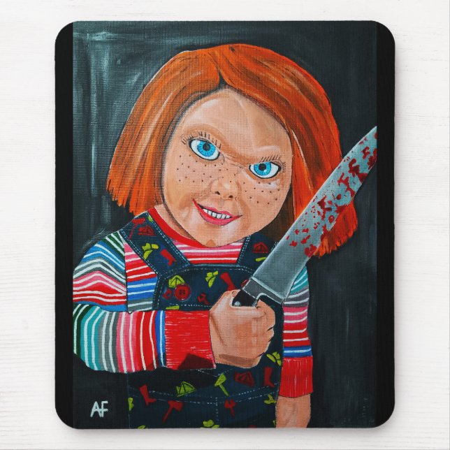 Mousepad A Pintura da Boneca por Alfred Fox (Frente)