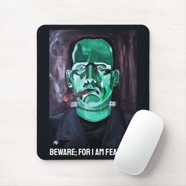 Mousepad A Pintura do Monstro por Alfred Fox (Com mouse)