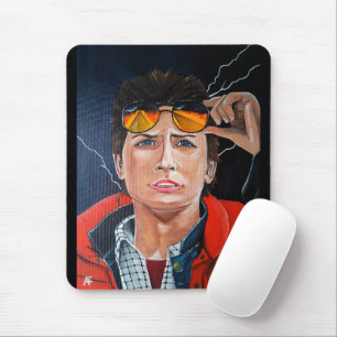 Mousepad A Pintura do Viajante no Tempo por Alfred Fox