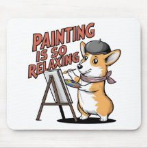 A Pintura É Tão Relaxante, Mouses pads De Artistas