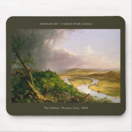Mousepad A pintura em paisagem da arte do Oxbow Thomas Cole