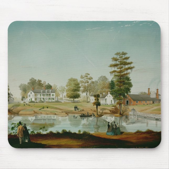 Mousepad A plantação de Olivier, 1861 (Frente)