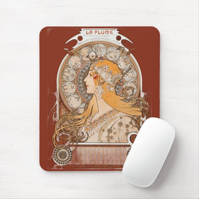 Mousepad A Pluma Zodiac – Design Astrologia (Com mouse)