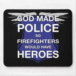 Mousepad A polícia feita deus assim que os