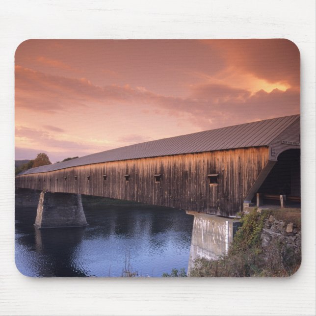 Mousepad A ponte coberta mais longa dos Estados Unidos (Frente)