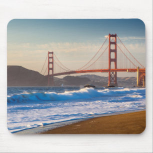 Mousepad A ponte da porta do Ouro de Baker Beach