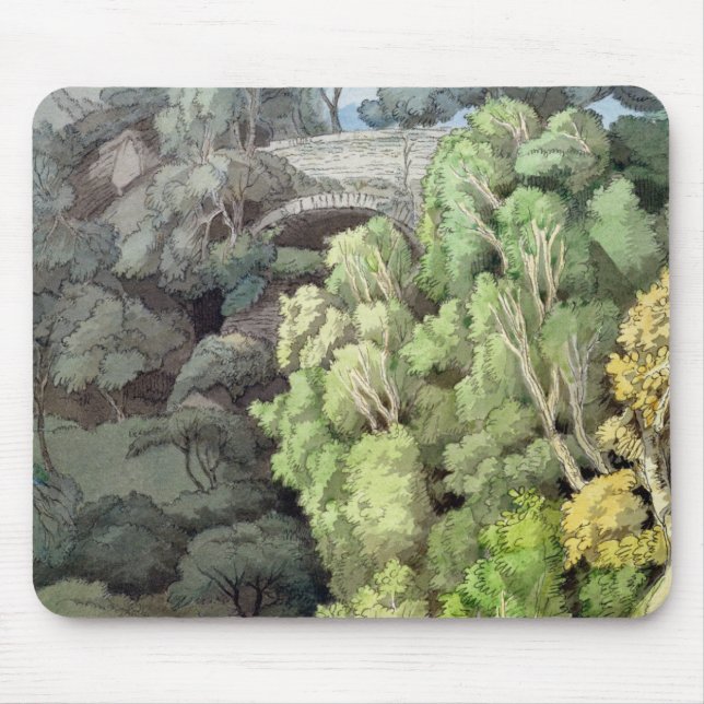 Mousepad A ponte do diabo, 1810 (w/c com caneta & tinta (Frente)