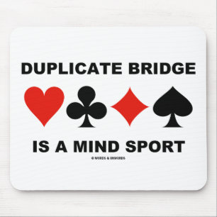 Mousepad A ponte duplicada é um esporte da mente (os terno