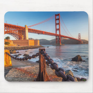 Mousepad A Ponte Golden Gate a partir de Fort Point