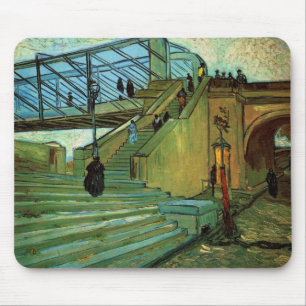 Mousepad A Ponte Trinquetaille por Vincent van Gogh