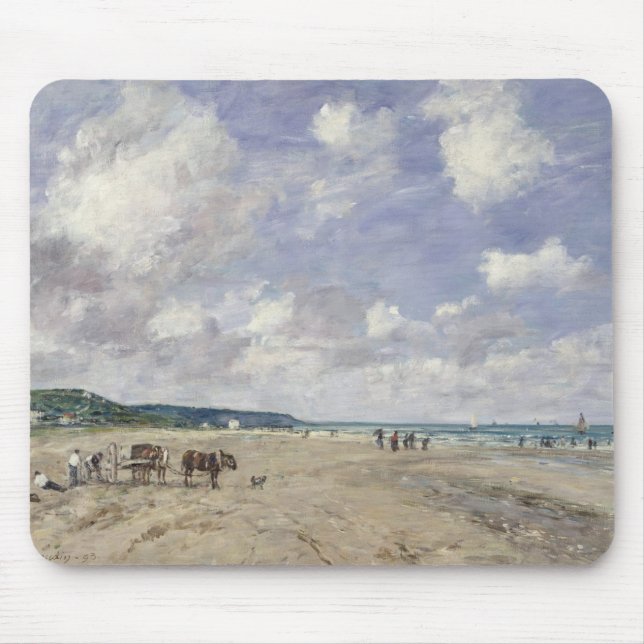 Mousepad A praia em Tourgeville, 1893 (Frente)