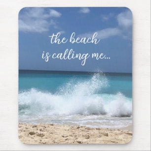 Mousepad A Praia me chama de Paraíso Tropical