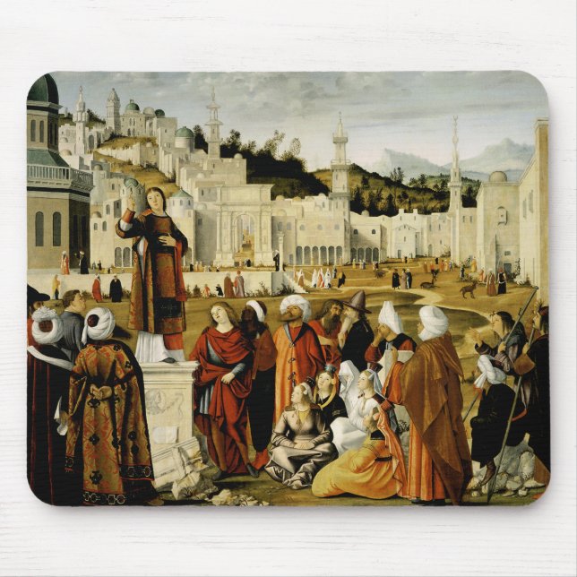 Mousepad A pregação de Stephen Santo em Jerusalém (Frente)