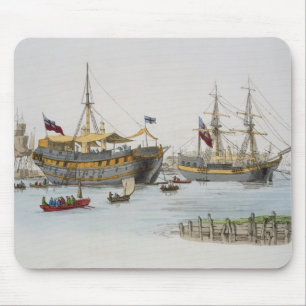 Mousepad A prisão envia, do "traje de Grâ Bretanha", bar