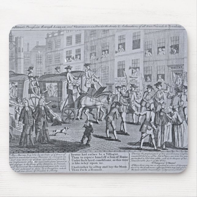 Mousepad A procissão britânica dos patriotas completamente (Frente)