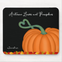 Mousepad A Pumpkin de queda personalizada deixa a proteção
