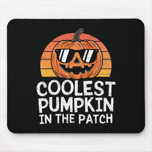 Mousepad A Pumpkin Mais Fria Do Adolescente Do Dia Das Brux (Frente)