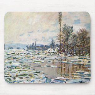 Mousepad A Quebra do Gelo por Claude Monet