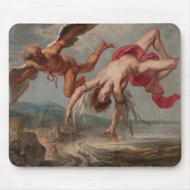 Mousepad A queda de Ícaro (por Jacob Peter Gowy) (Frente)