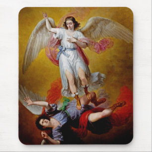 Mousepad A queda de Lucifer por Antonio Maria Esquivel