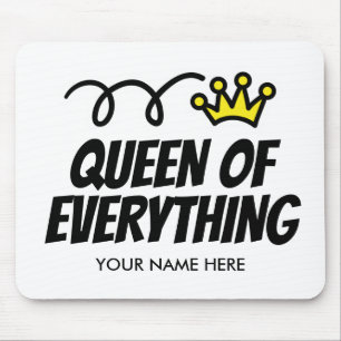 Mousepad A Rainha de tudo que foi ideia de presente para o 