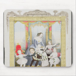 Mousepad A rainha e o príncipe Albert em casa