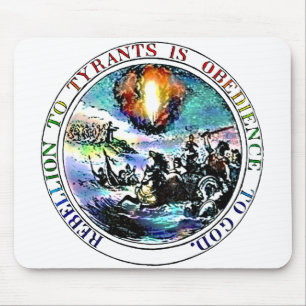 Mousepad A rebelião aos tirano é obediência ao deus