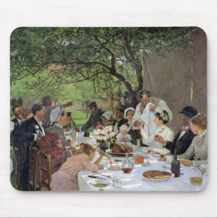 Mousepad A refeição do casamento em Yport, 1886