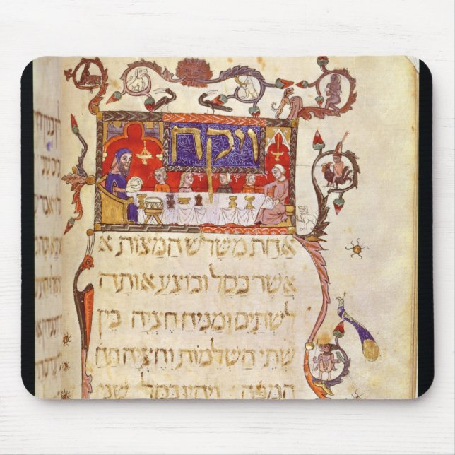 Mousepad A refeição do Passover, espanha do norte (Frente)