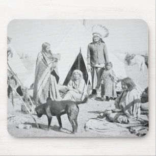 Mousepad A reserva de Sioux no pinho Ridge, South Dakota,