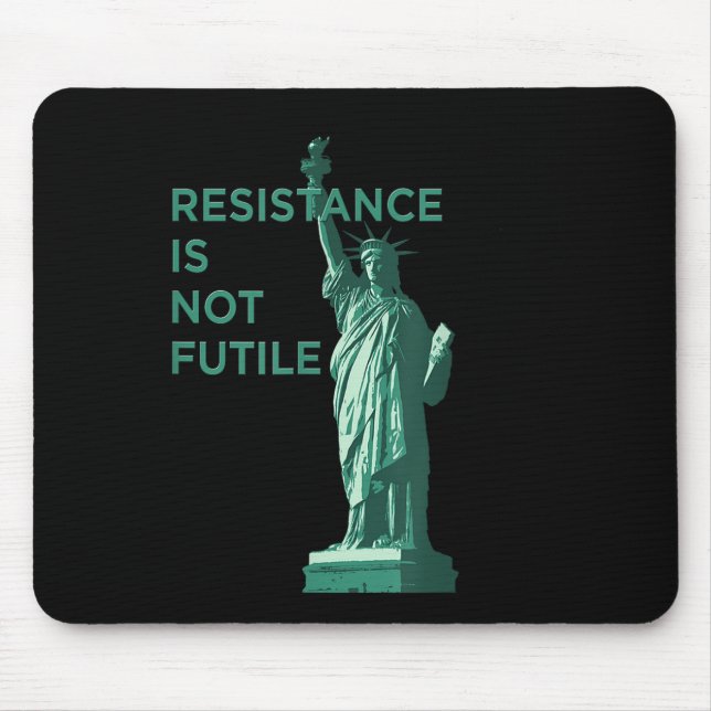 Mousepad A Resistência Não É Gráfica Inútil (Frente)