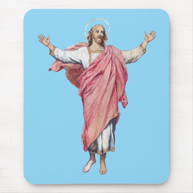 Mousepad A Ressurreição de Cristo Obra-Prima Sagrada (Frente)