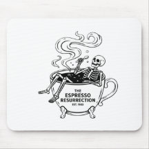 A Ressurreição do Espresso Esqueleto Divertido Caf