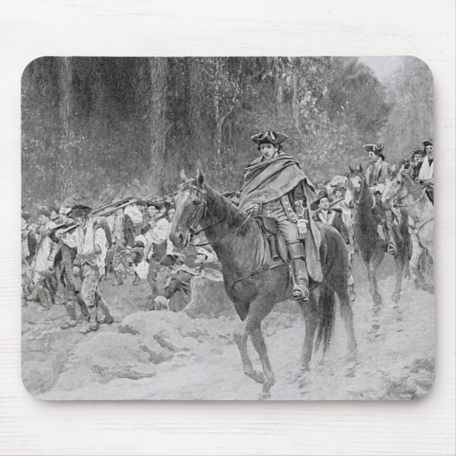 Mousepad A retirada de Washington dos grandes prados (Frente)