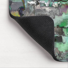 Mousepad A rocha virtual colorida predominou cinzas em verd